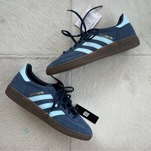 Adidas blue handball sneakers